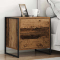 Nachttisch 2 pcs Altholz 50 x 39,5 x 50 cm Holzwerkstoff