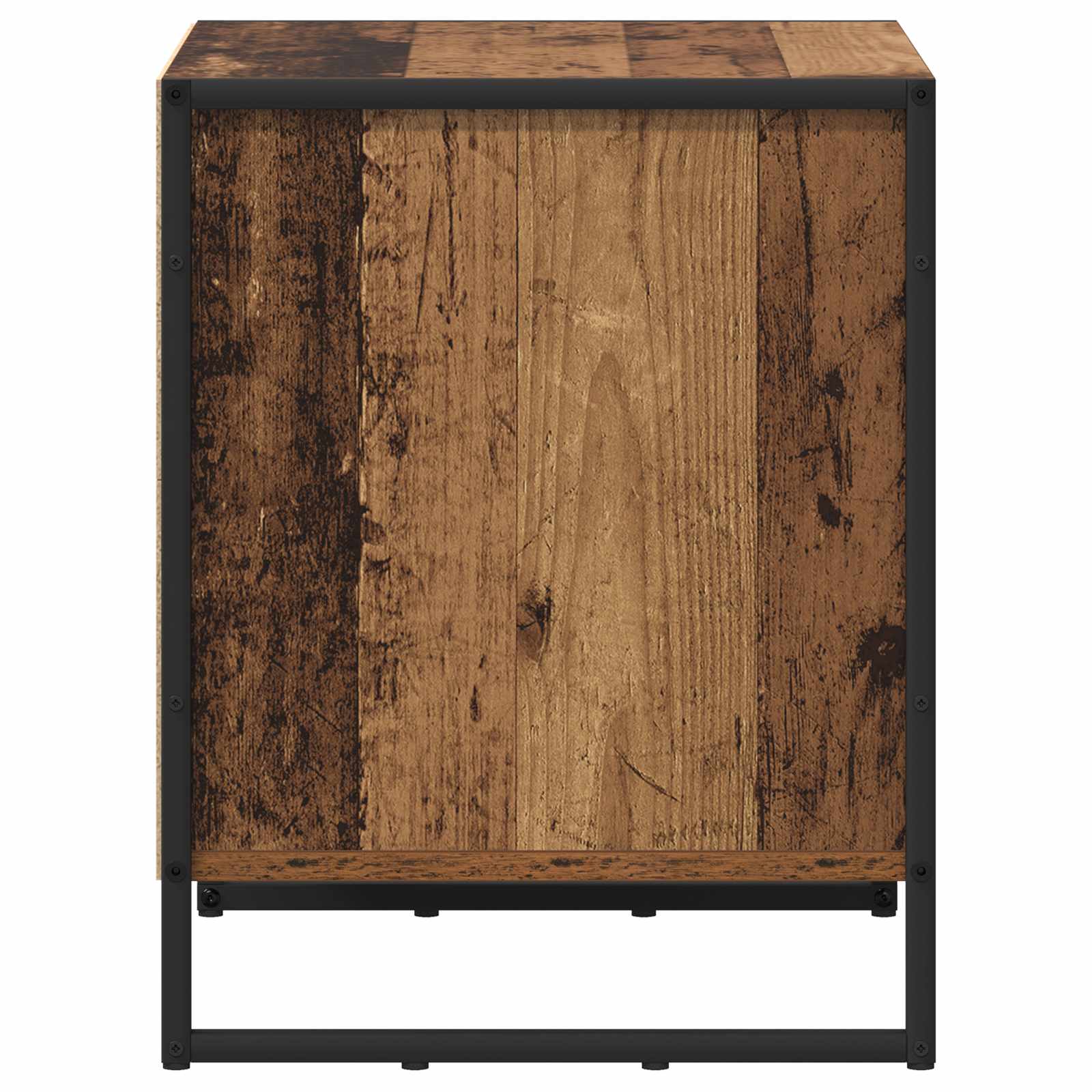 Nachttisch 2 pcs Altholz 50 x 39,5 x 50 cm Holzwerkstoff