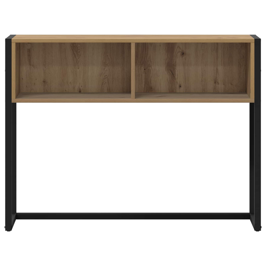 Beistelltisch mit Speicher Kunsthandwerk Eiche 100 x 36 x 75 cm
