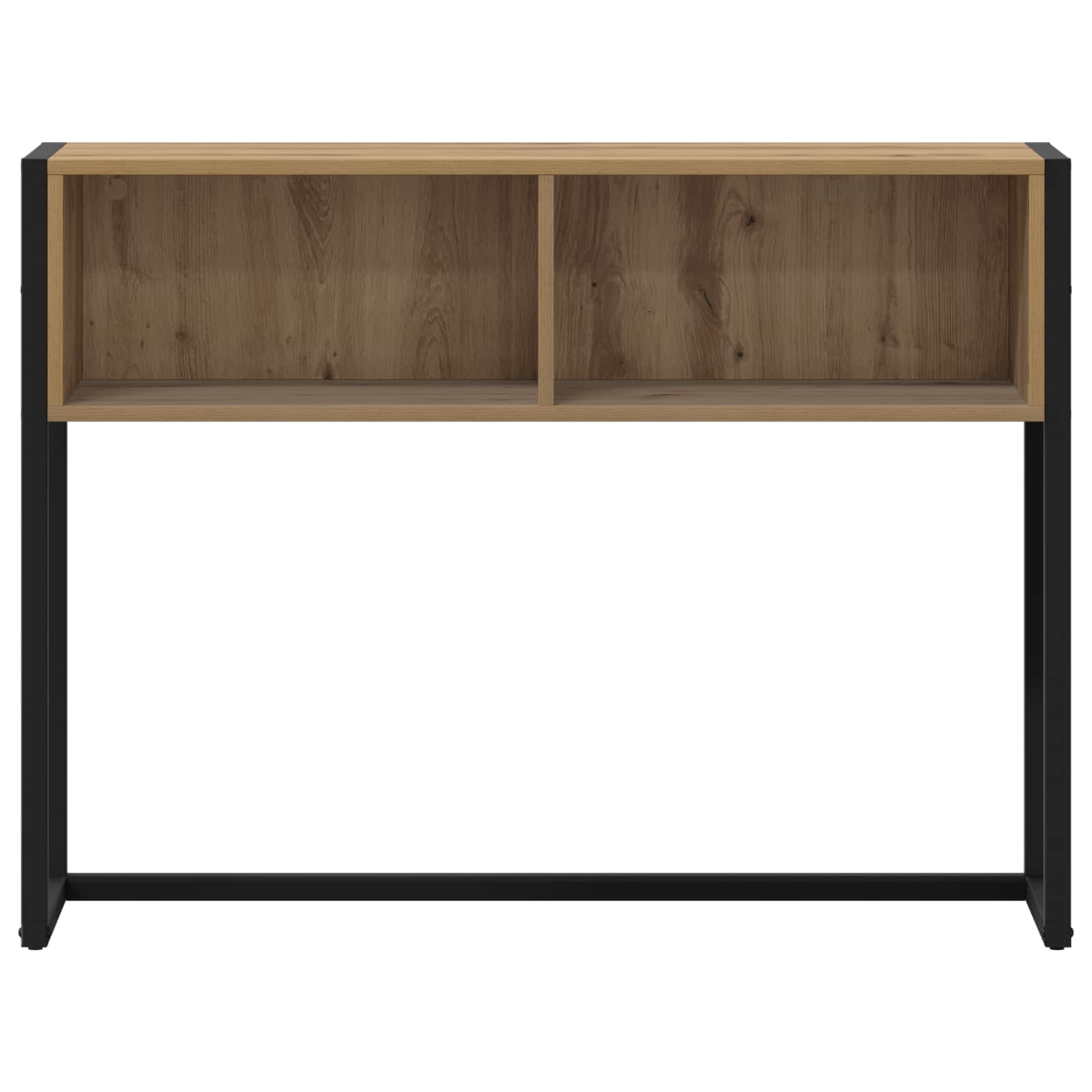 Beistelltisch mit Speicher Kunsthandwerk Eiche 100 x 36 x 75 cm
