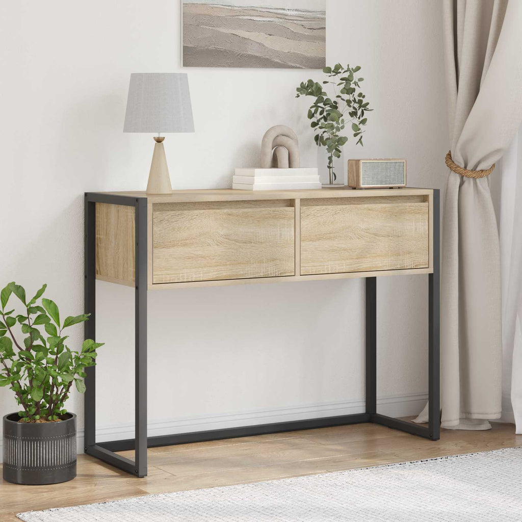 Beistelltisch Sonoma 100 x 36 x 75 cm Holzwerkstoff
