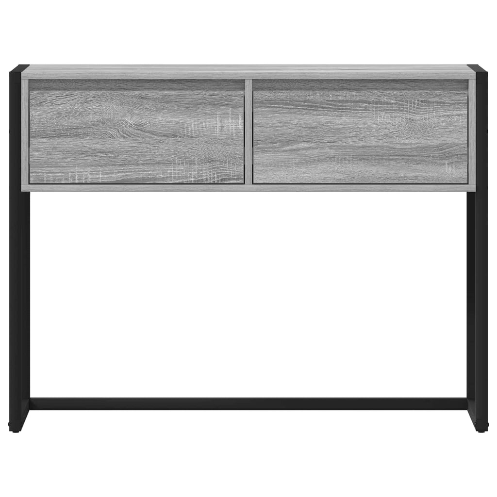 Beistelltisch Graues Sonoma 100 x 36 x 75 cm Holzwerkstoff