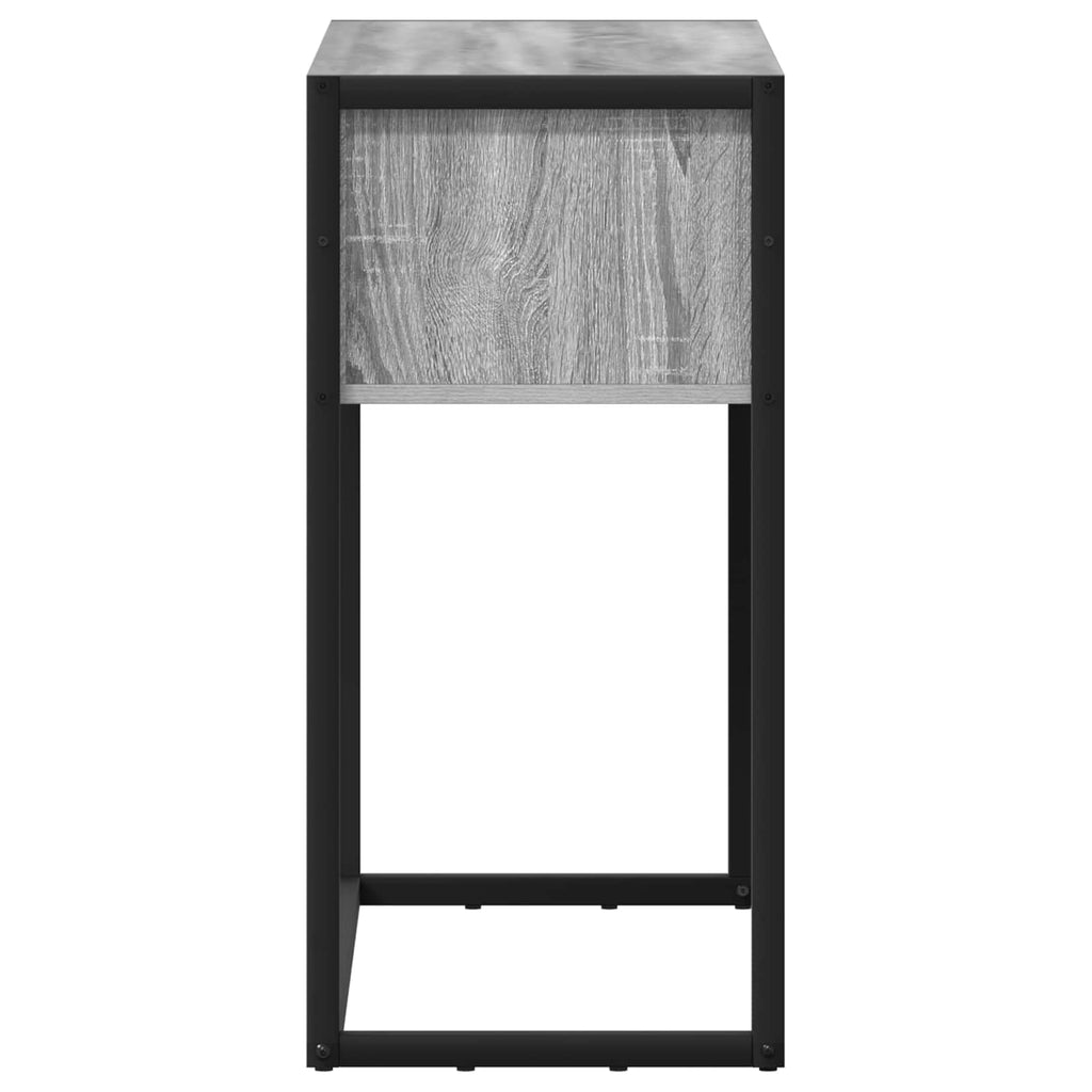 Beistelltisch Graues Sonoma 100 x 36 x 75 cm Holzwerkstoff