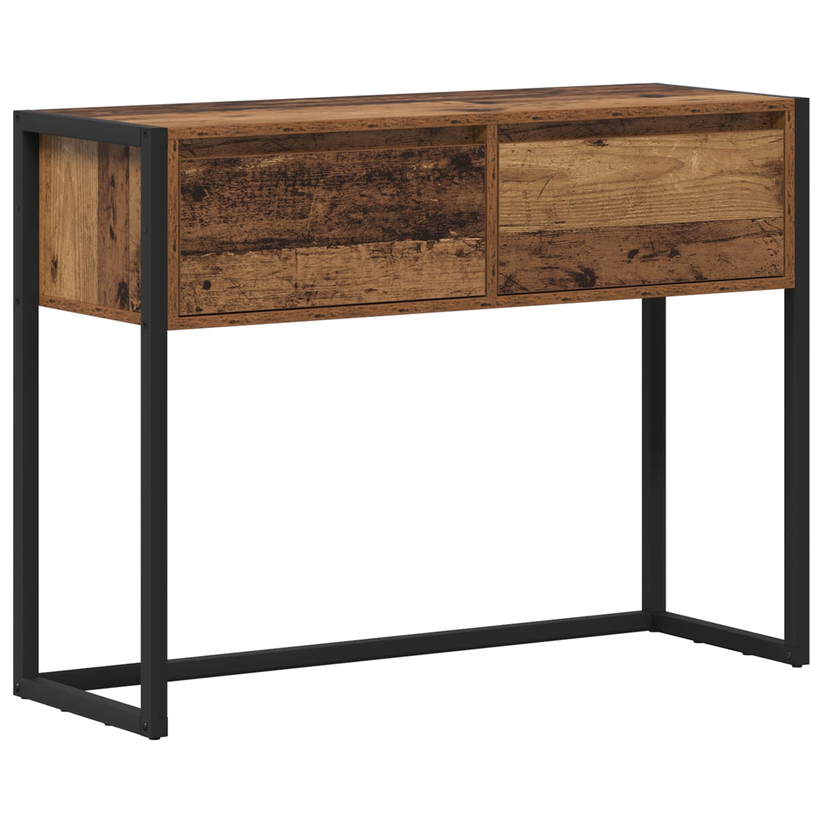 Beistelltisch Altholz 100 x 36 x 75 cm Holzwerkstoff