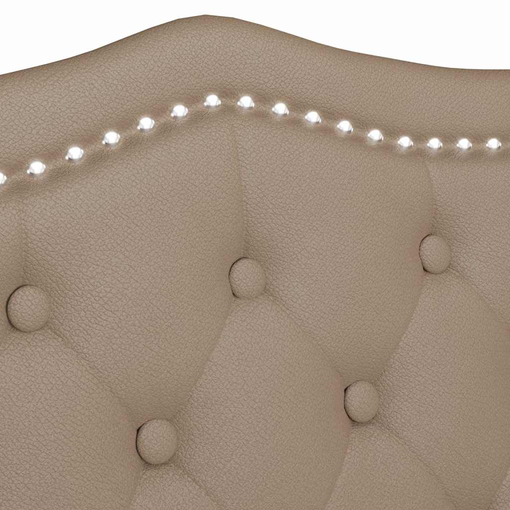 Chesterfield Bank Cappuccino 120,5 x 65 x 75 cm Kunstleder