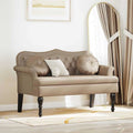 Chesterfield Bank Cappuccino 120,5 x 65 x 75 cm Kunstleder