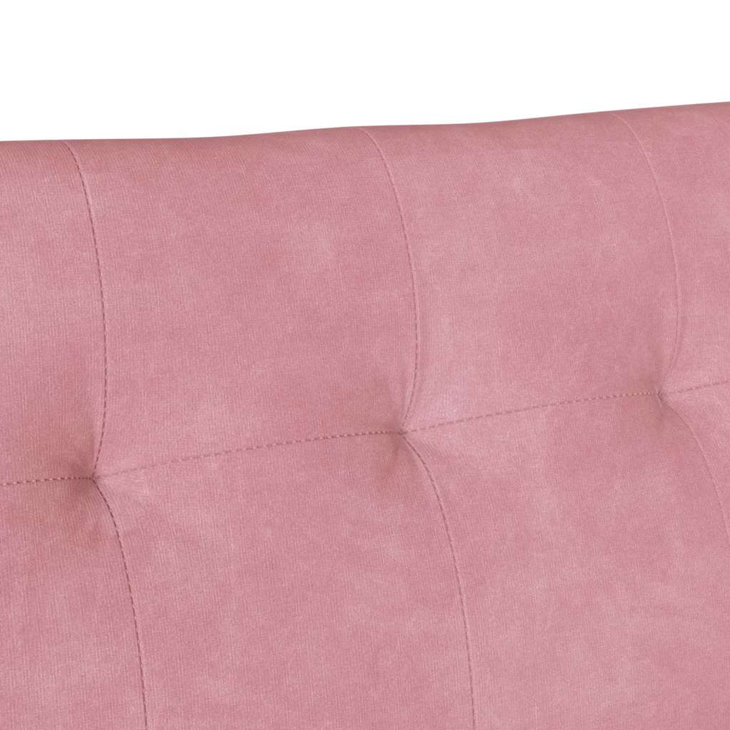 Chesterfield Bank Rosa 112 x 65,5 x 75 cm Samt