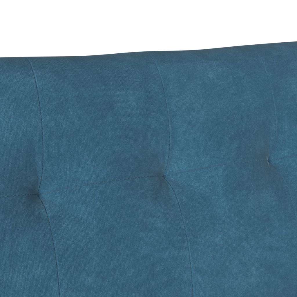 Chesterfield Bank Blau 112 x 65,5 x 75 cm Samt