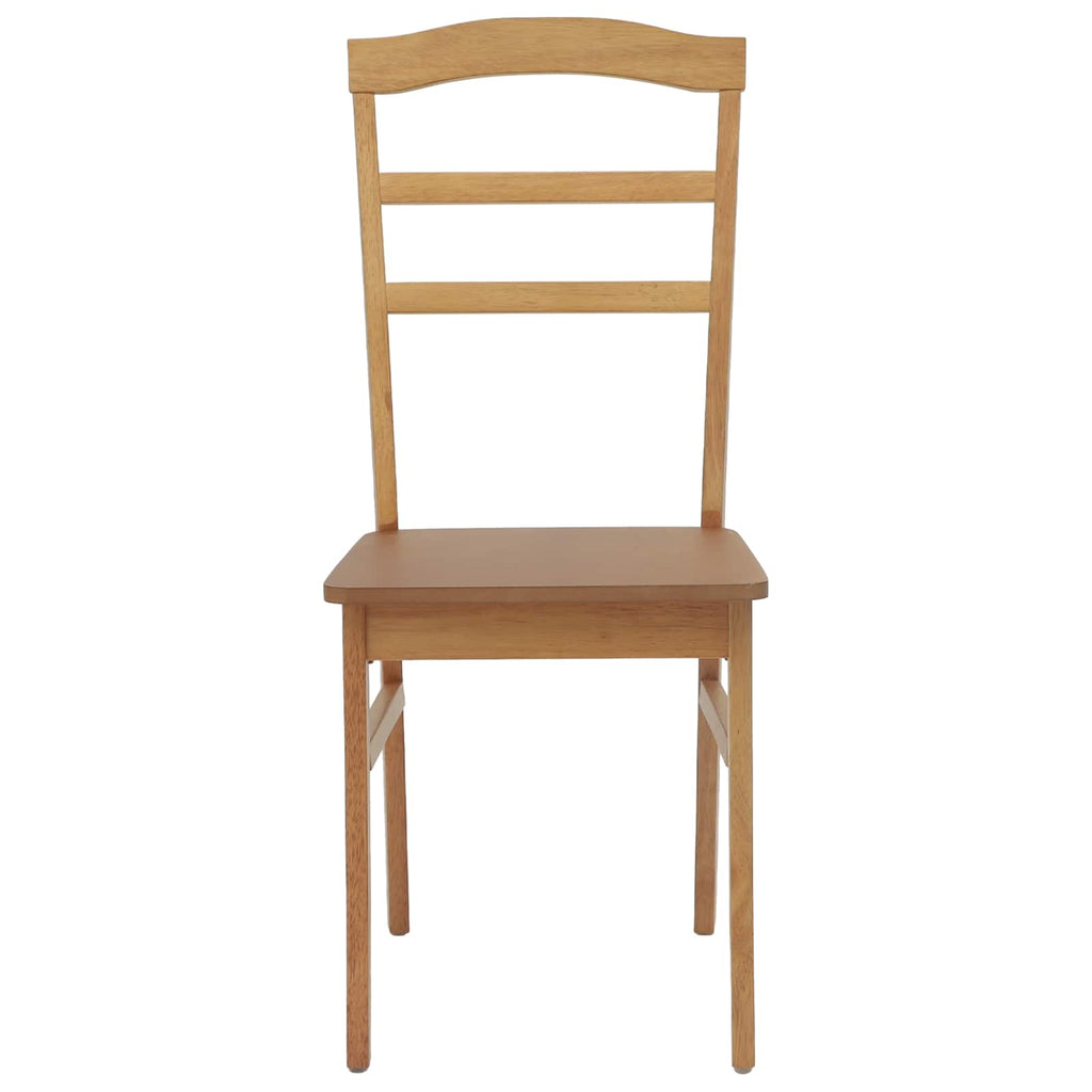 Esszimmerstuhl 2 pcs Natur Massives Gummiholz