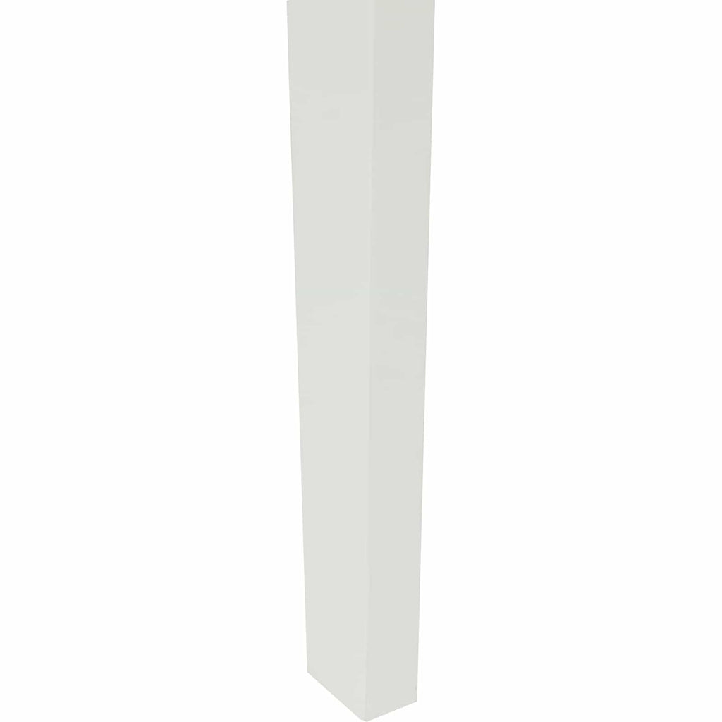 Esszimmerstuhl 2 pcs Weiß und Grau Massives Gummiholz