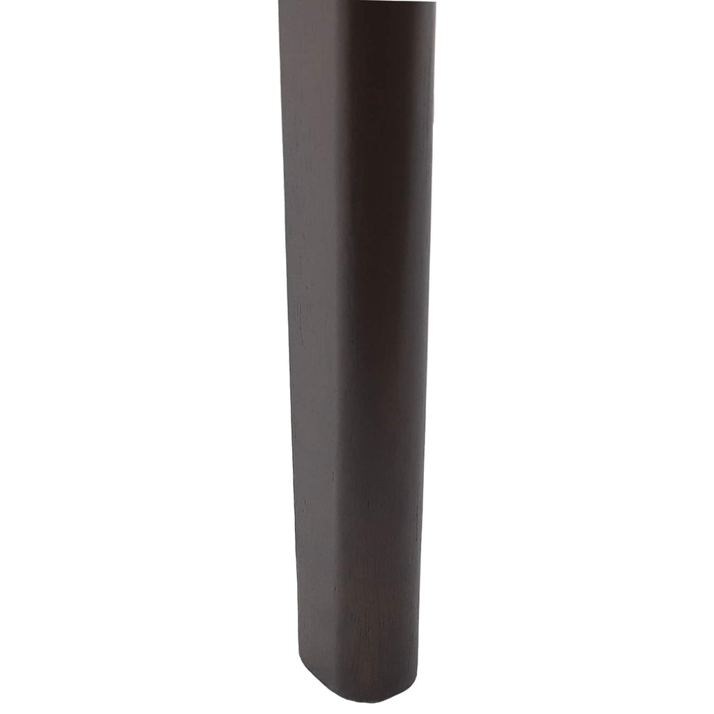 Esszimmerstuhl 2 pcs Hellbraun und Schwarz Massives Gummiholz
