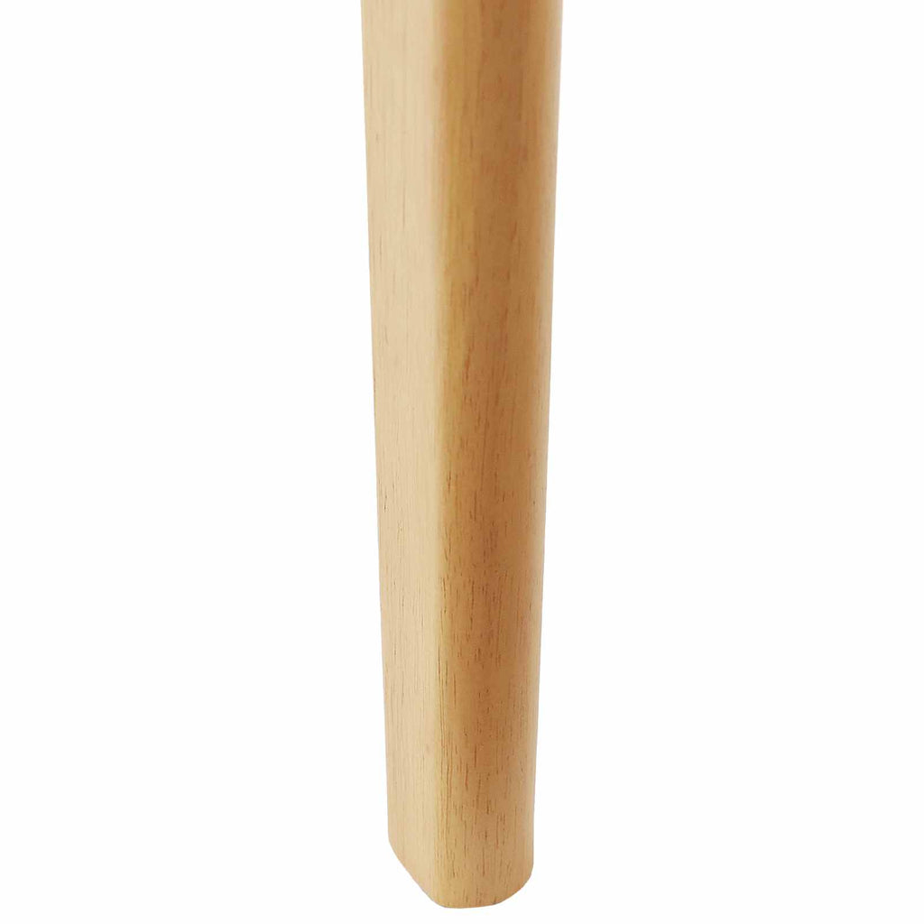Esszimmerstuhl 2 pcs Natürlich und hell Massives Gummiholz