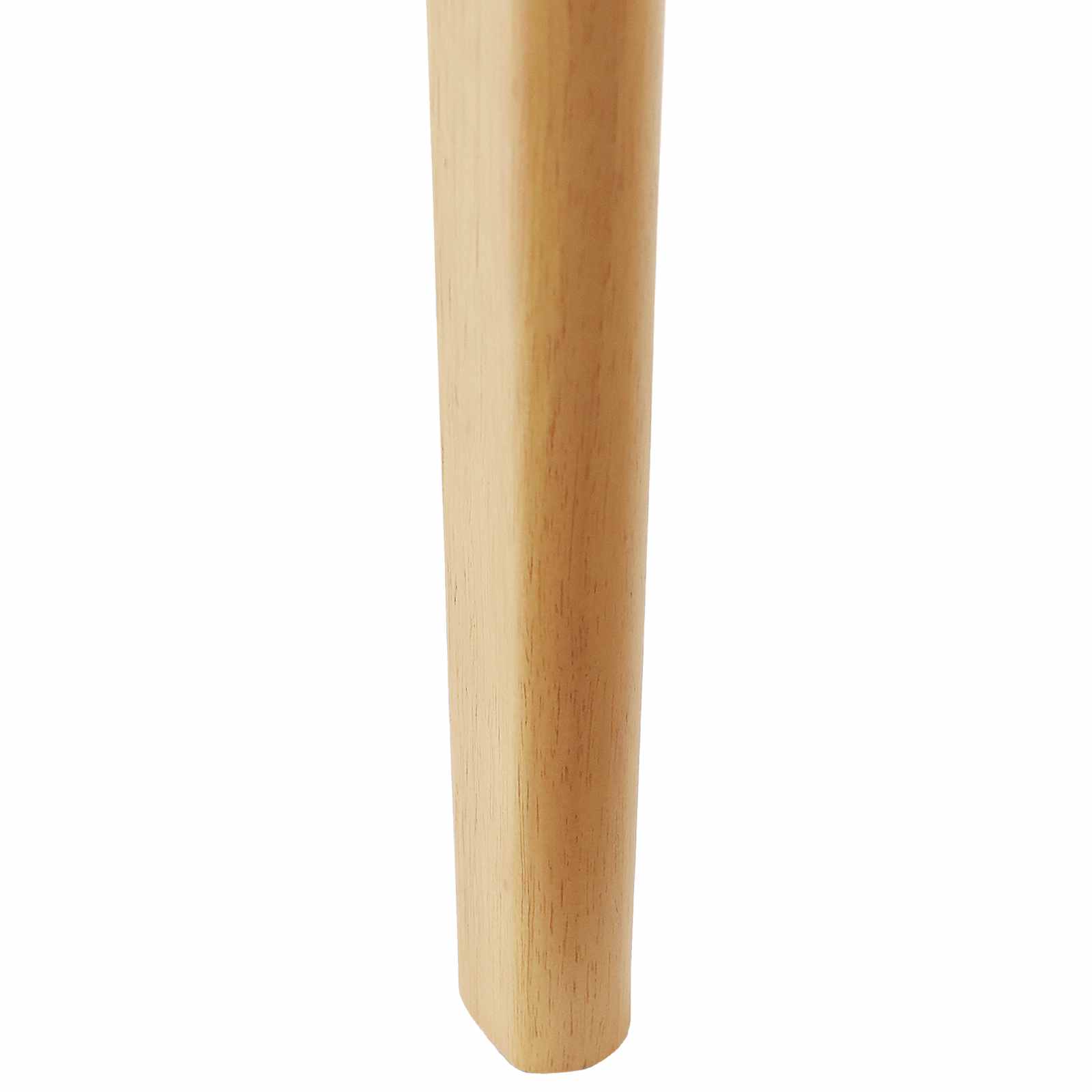 Esszimmerstuhl 2 pcs Natürlich und hell Massives Gummiholz