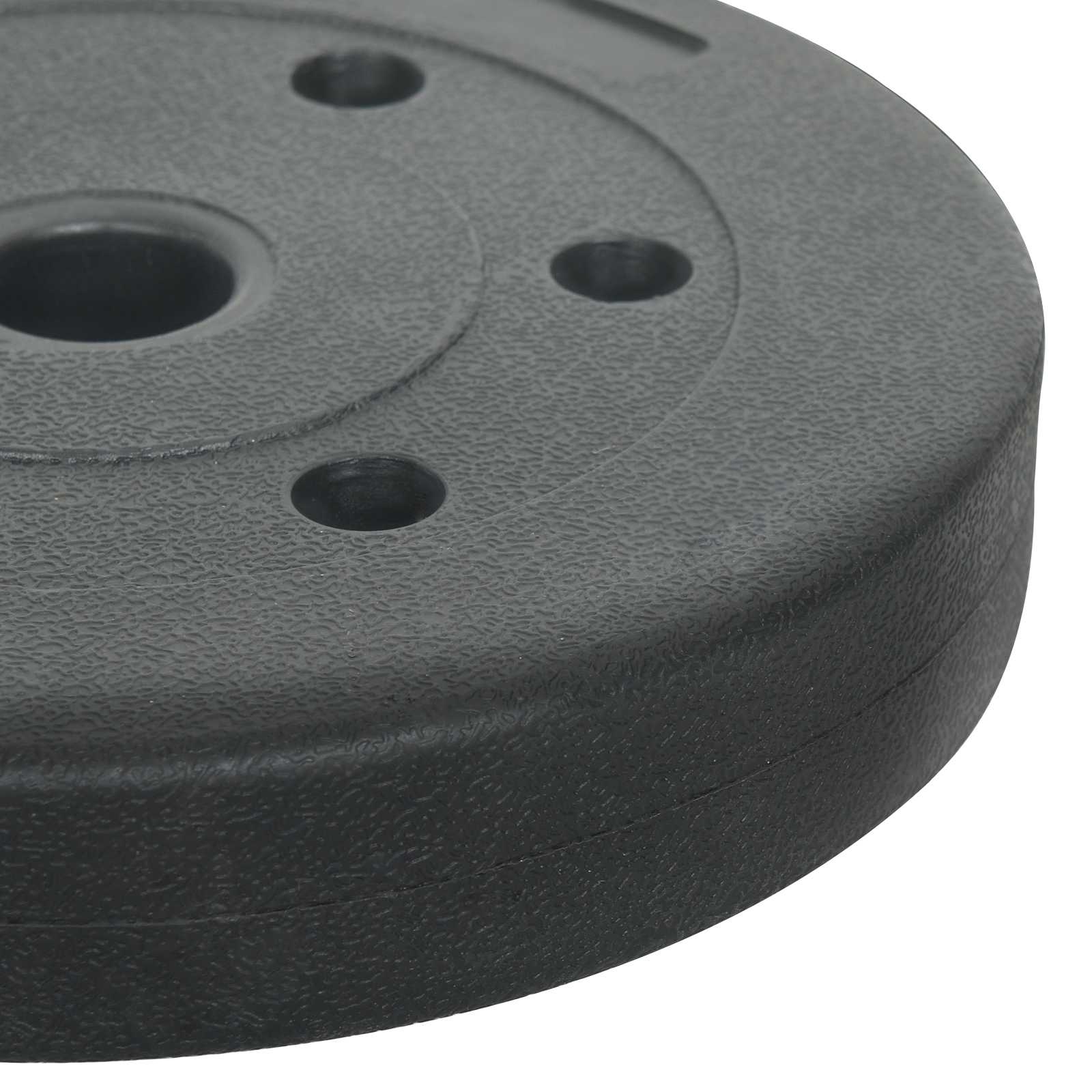 Gewichtsscheiben 4 pcs 10 kg Schwarz Zement und Eisensand