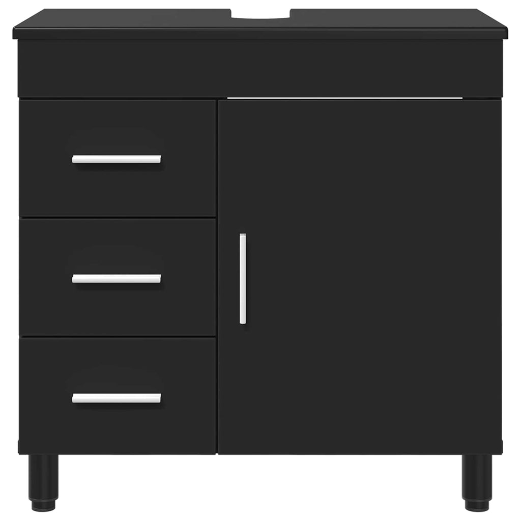 Waschtisch Schwarz 60 x 35 x 60 cm Holzwerkstoff