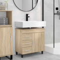 Waschtisch Sonoma-Eiche 60 x 35 x 60 cm Holzwerkstoff