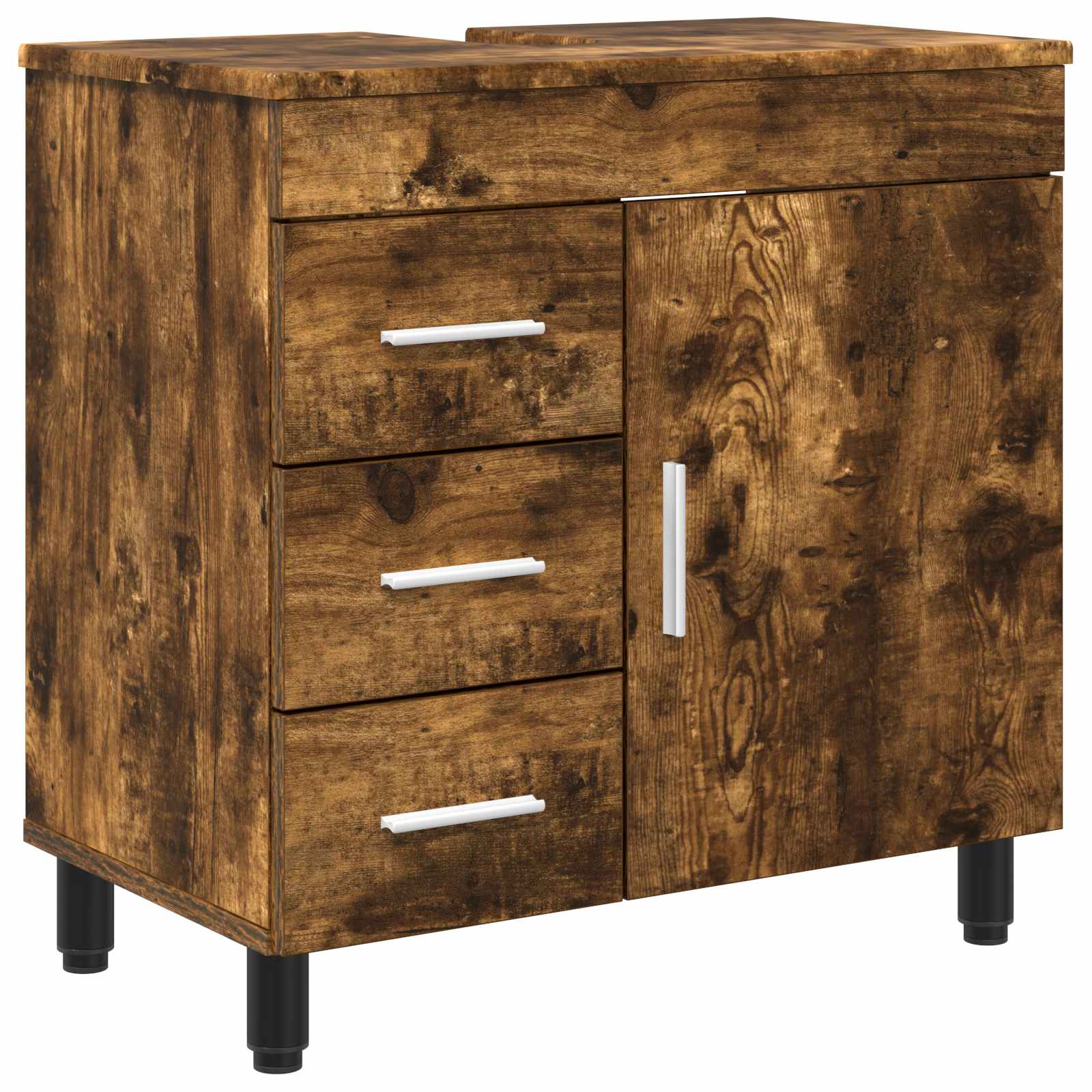 Waschtisch Geräucherte Eiche 60 x 35 x 60 cm Holzwerkstoff