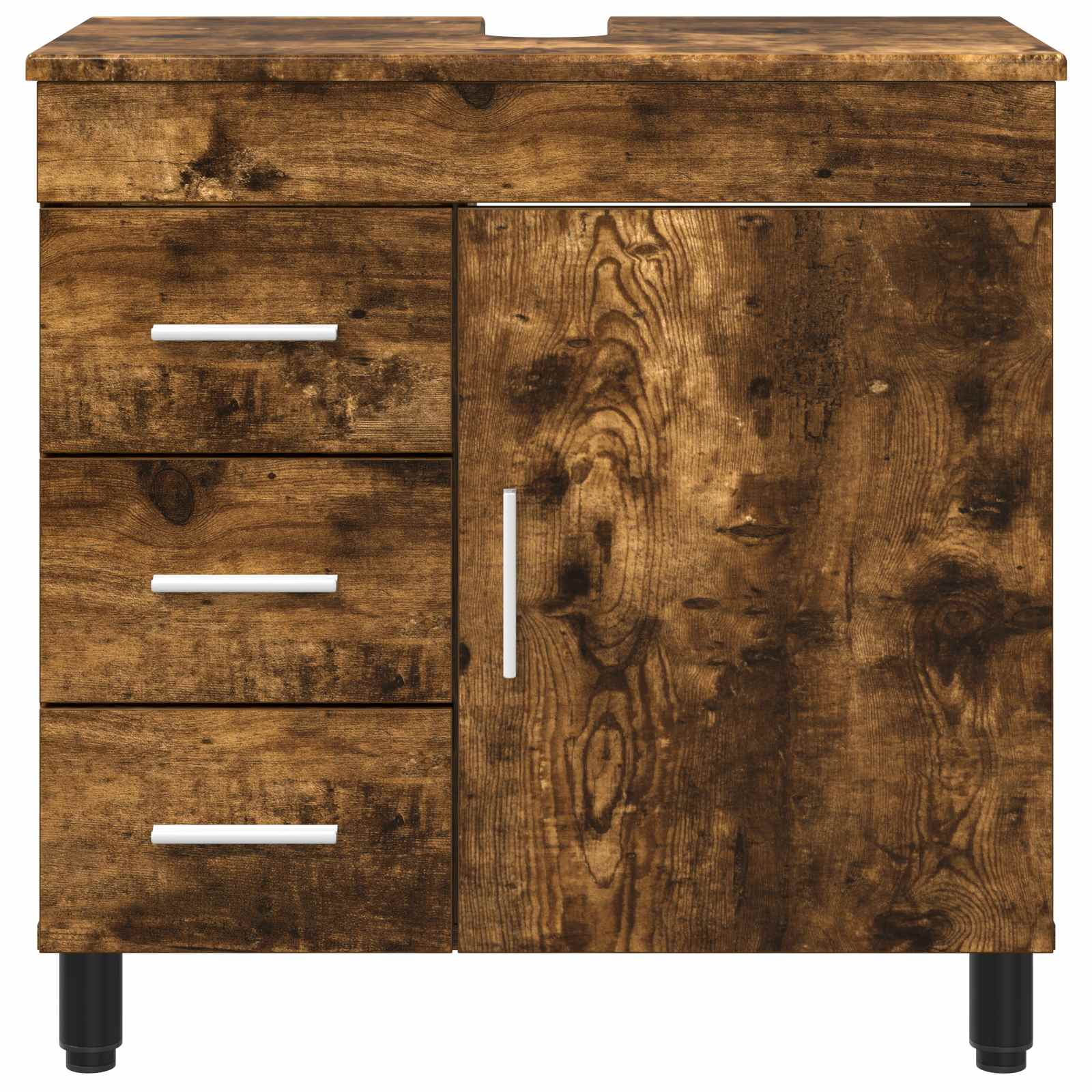 Waschtisch Geräucherte Eiche 60 x 35 x 60 cm Holzwerkstoff