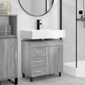 Waschtisch Grau Sonoma 60 x 35 x 60 cm Holzwerkstoff