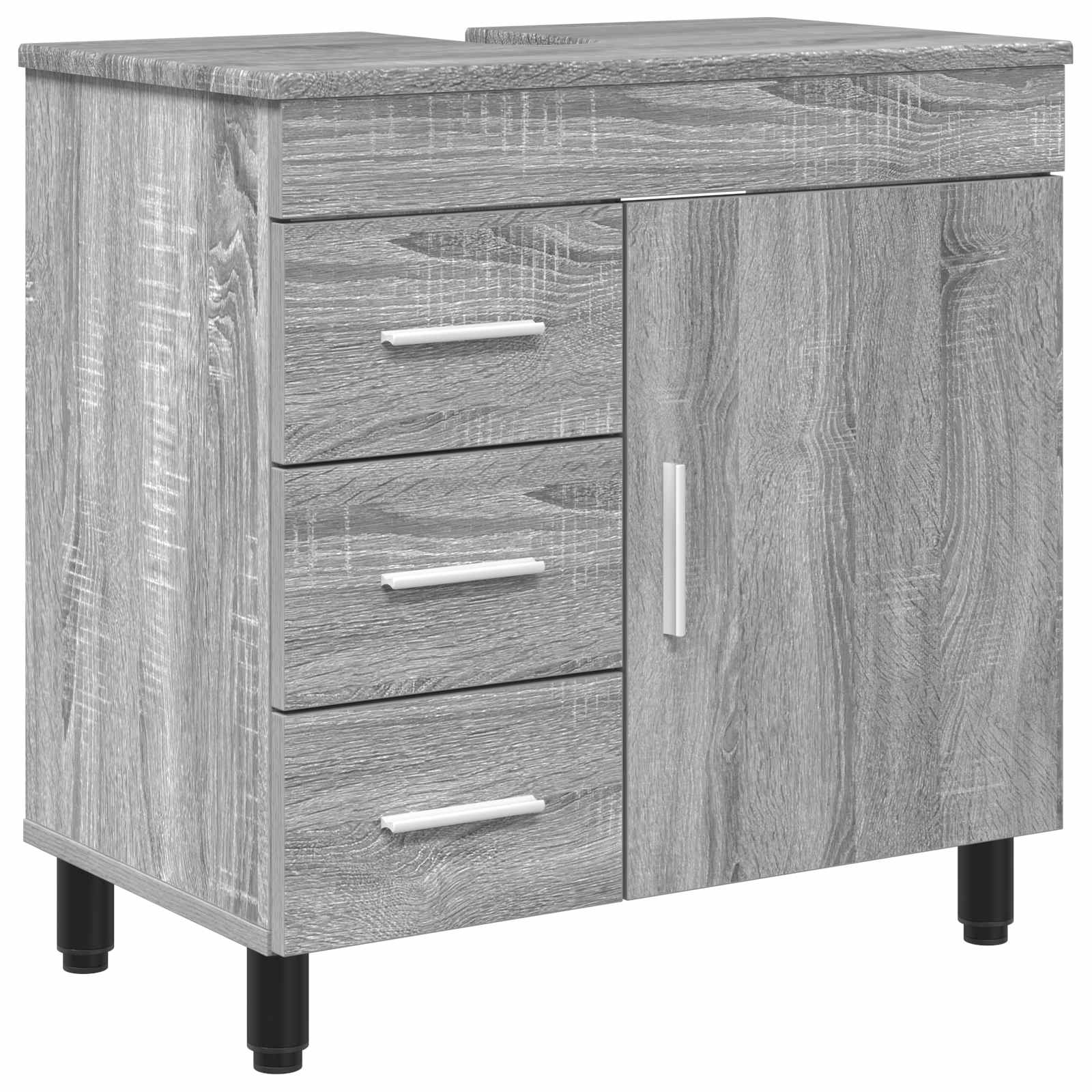 Waschtisch Grau Sonoma 60 x 35 x 60 cm Holzwerkstoff