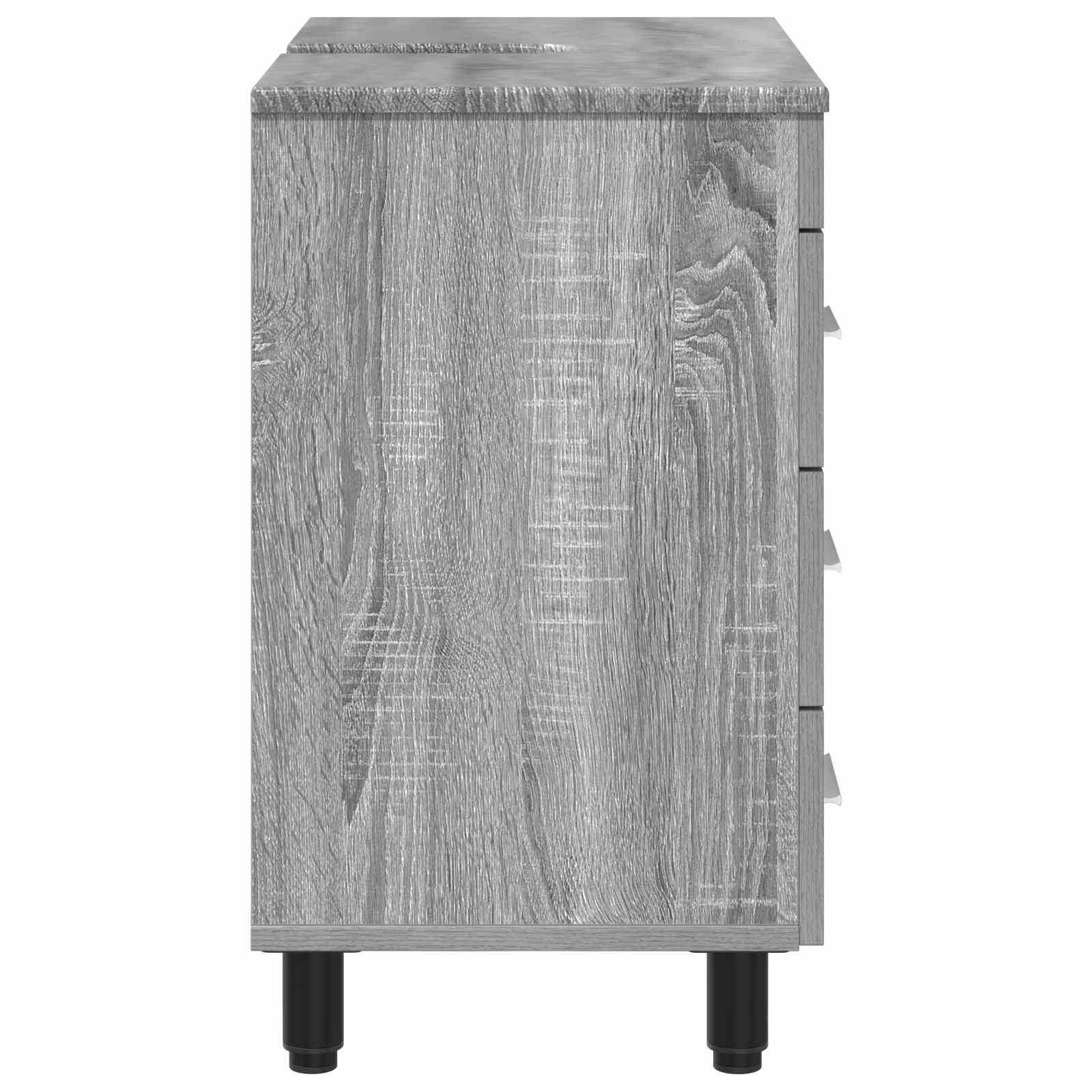 Waschtisch Grau Sonoma 60 x 35 x 60 cm Holzwerkstoff