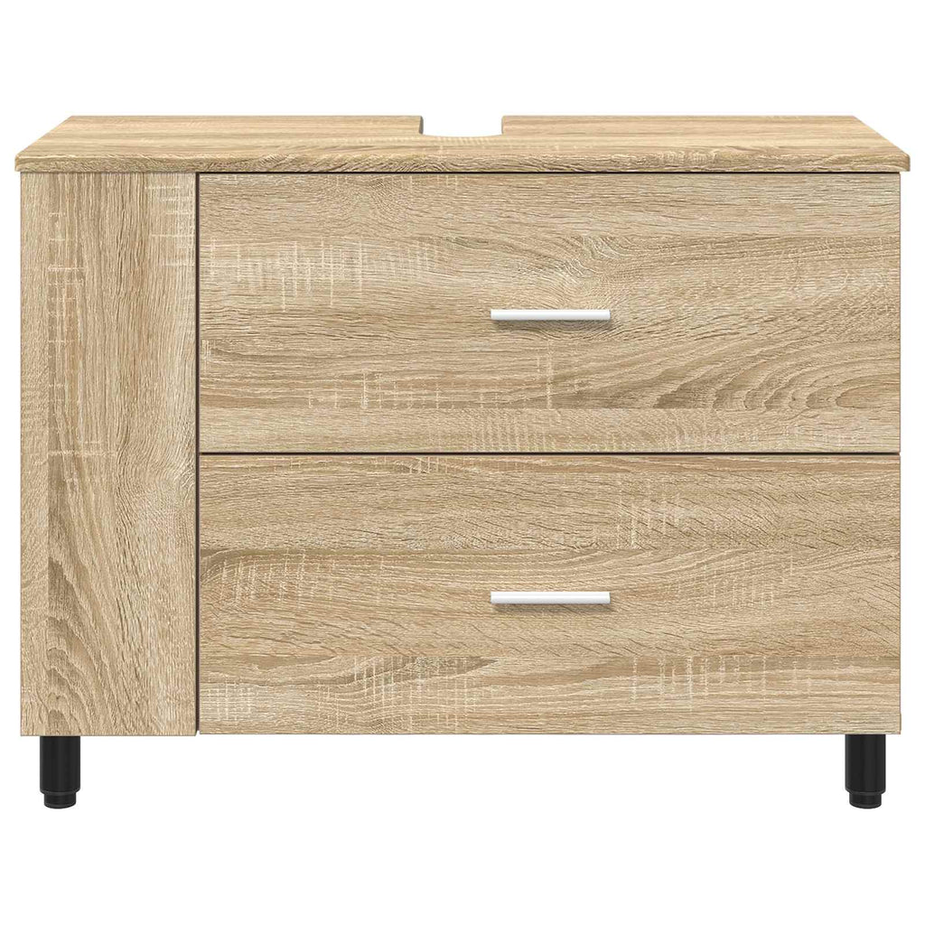 Waschtisch Sonoma-Eiche 80 x 35 x 60 cm Holzwerkstoff
