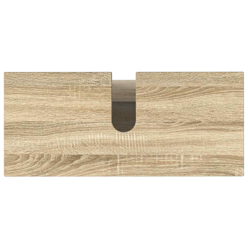 Waschtisch Sonoma-Eiche 80 x 35 x 60 cm Holzwerkstoff