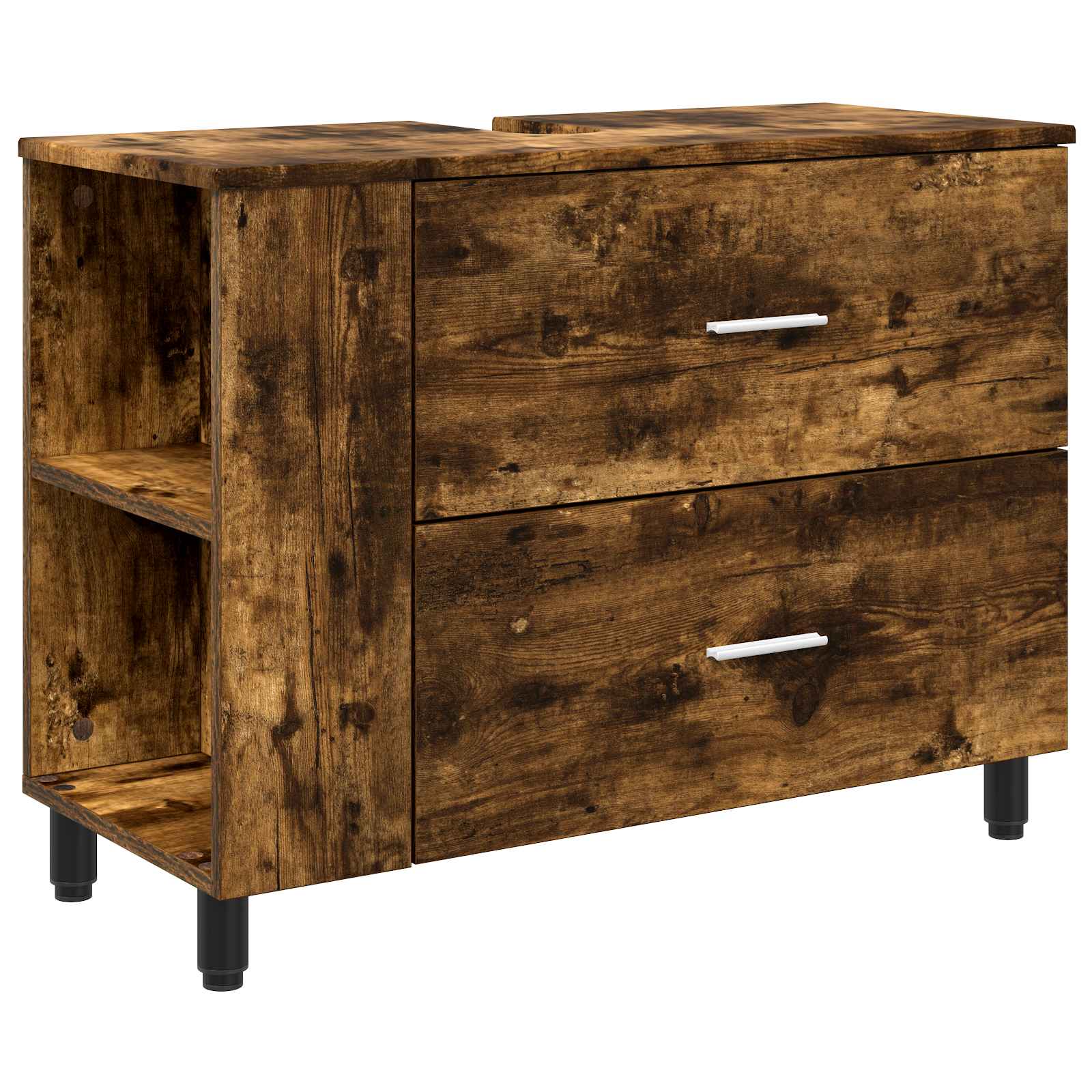 Waschtisch Geräucherte Eiche 80 x 35 x 60 cm Holzwerkstoff
