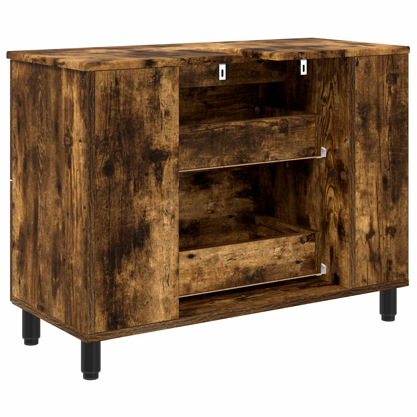 Waschtisch Geräucherte Eiche 80 x 35 x 60 cm Holzwerkstoff