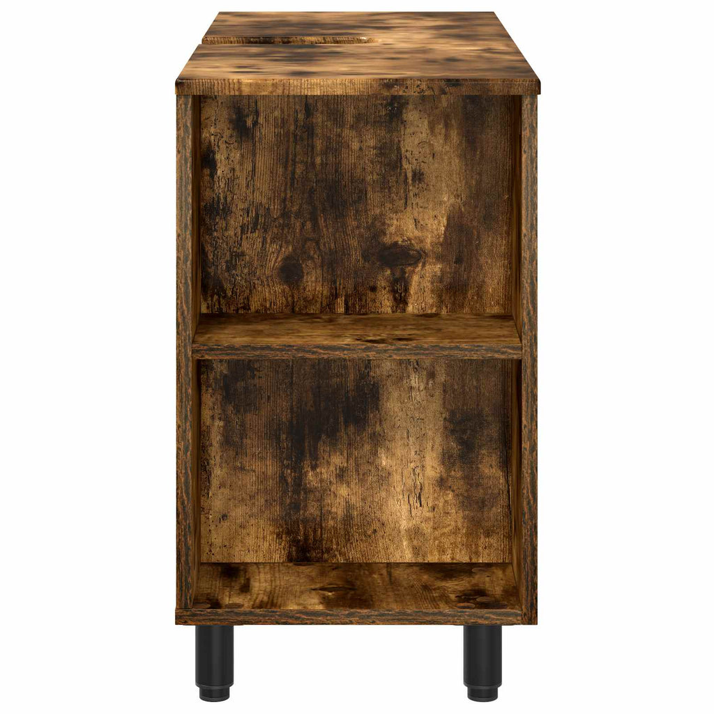 Waschtisch Geräucherte Eiche 80 x 35 x 60 cm Holzwerkstoff