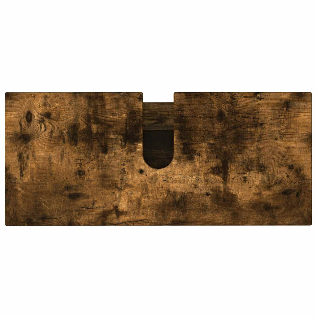 Waschtisch Geräucherte Eiche 80 x 35 x 60 cm Holzwerkstoff