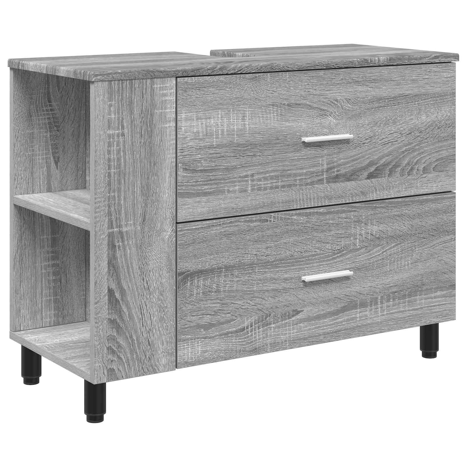 Waschtisch Grau Sonoma 80 x 35 x 60 cm Holzwerkstoff