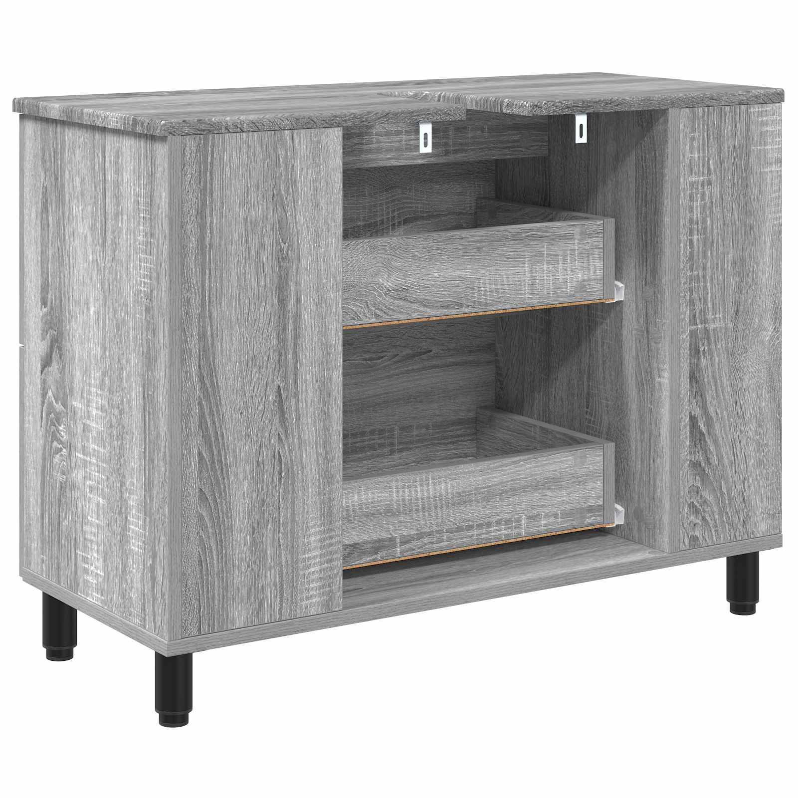 Waschtisch Grau Sonoma 80 x 35 x 60 cm Holzwerkstoff