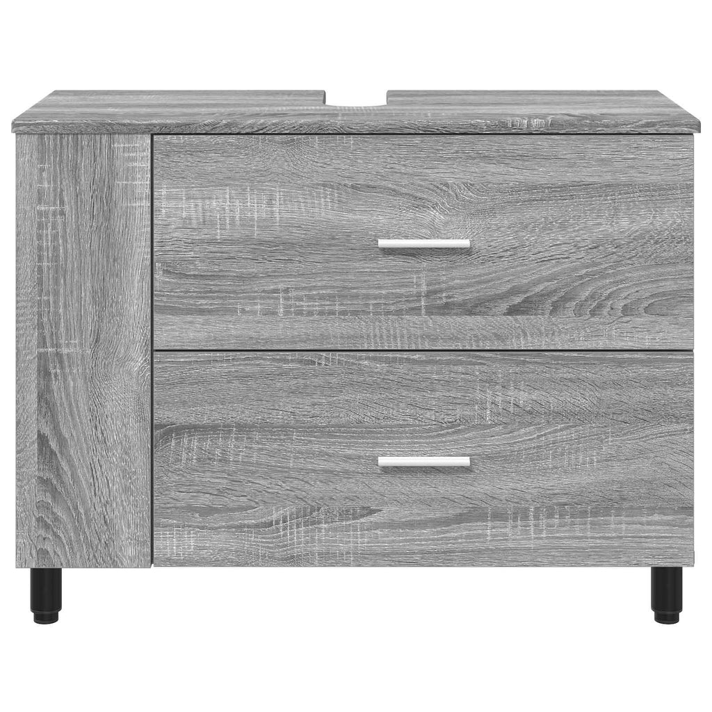Waschtisch Grau Sonoma 80 x 35 x 60 cm Holzwerkstoff