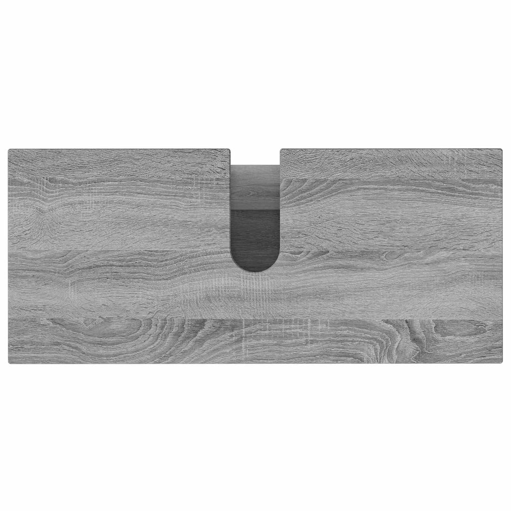 Waschtisch Grau Sonoma 80 x 35 x 60 cm Holzwerkstoff