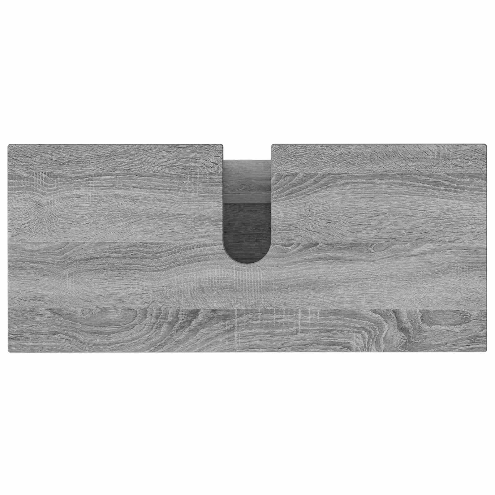 Waschtisch Grau Sonoma 80 x 35 x 60 cm Holzwerkstoff