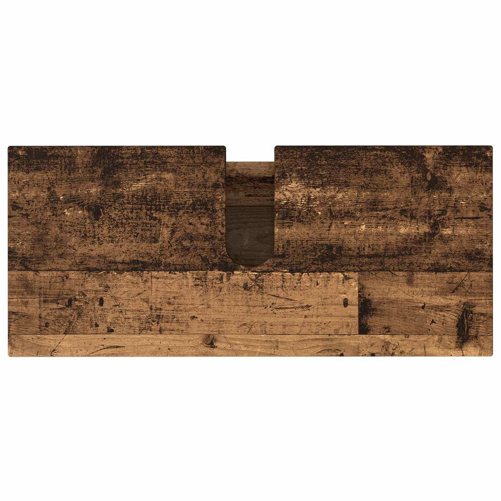 Waschtisch Altholz 80 x 35 x 60 cm Holzwerkstoff