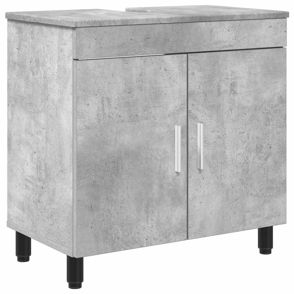 Waschtisch Betongrau 60 x 35 x 60 cm Holzwerkstoff