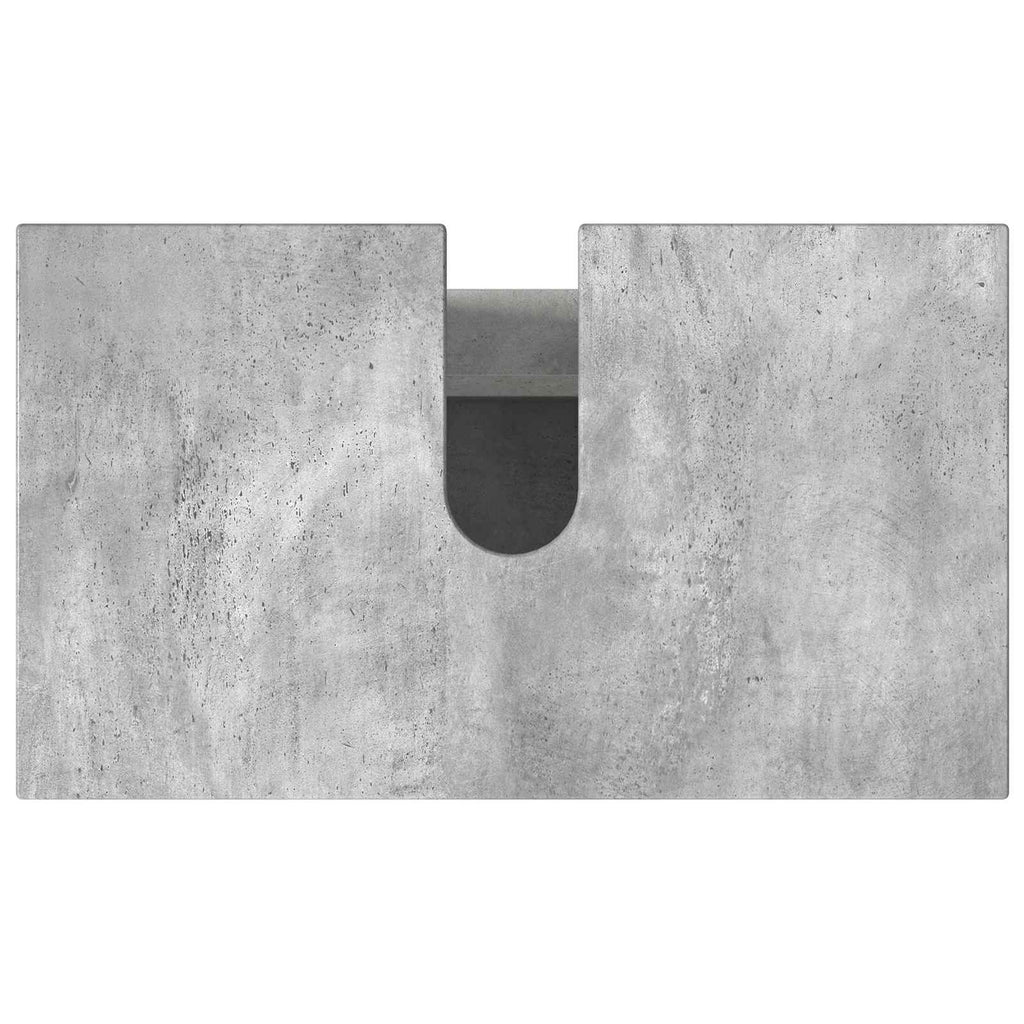 Waschtisch Betongrau 60 x 35 x 60 cm Holzwerkstoff