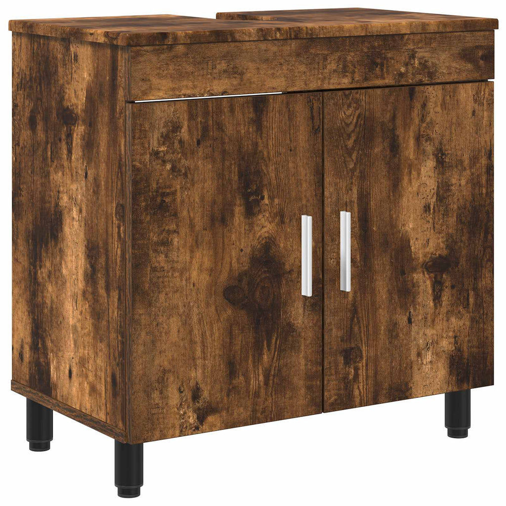 Waschtisch Geräucherte Eiche 60 x 35 x 60 cm Holzwerkstoff