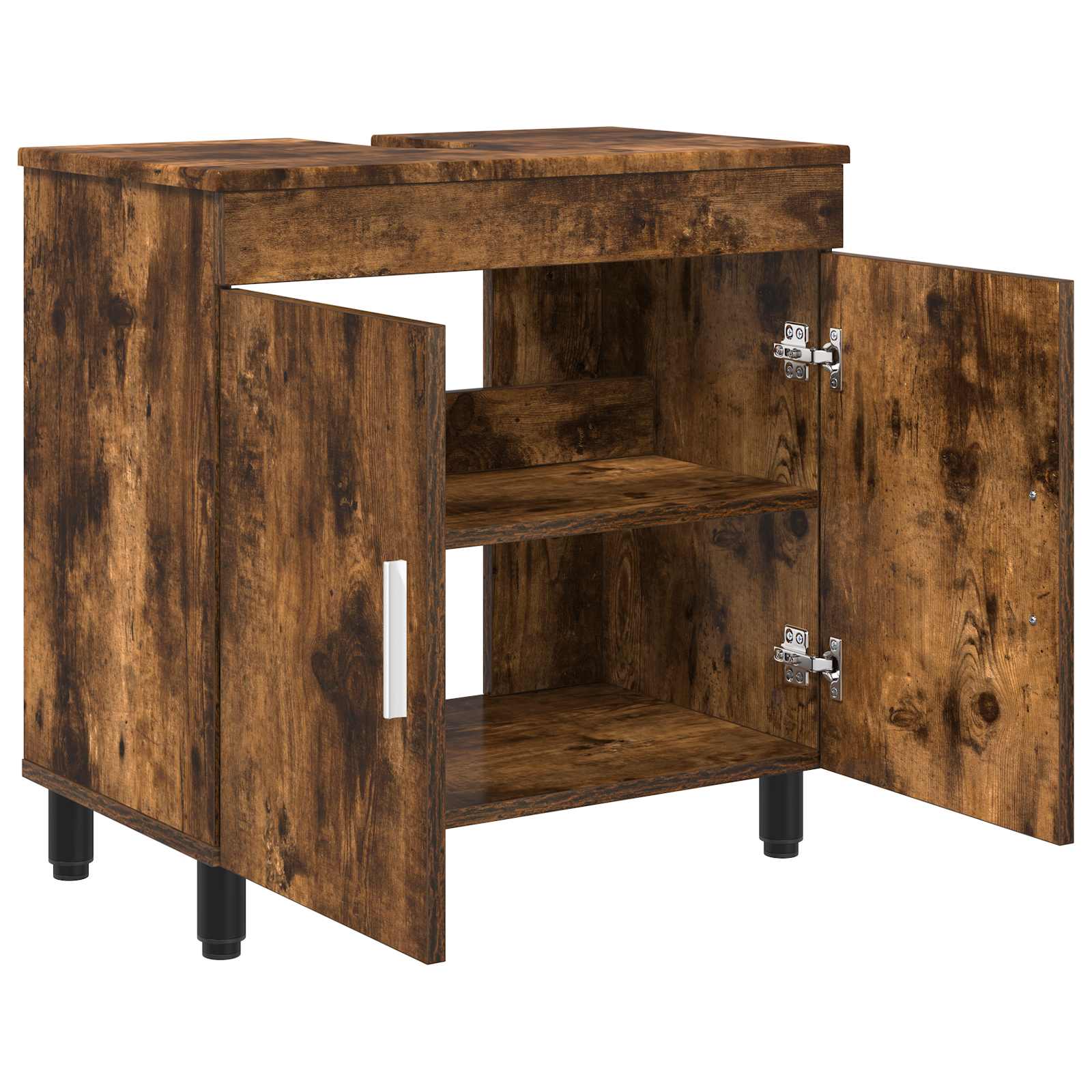 Waschtisch Geräucherte Eiche 60 x 35 x 60 cm Holzwerkstoff