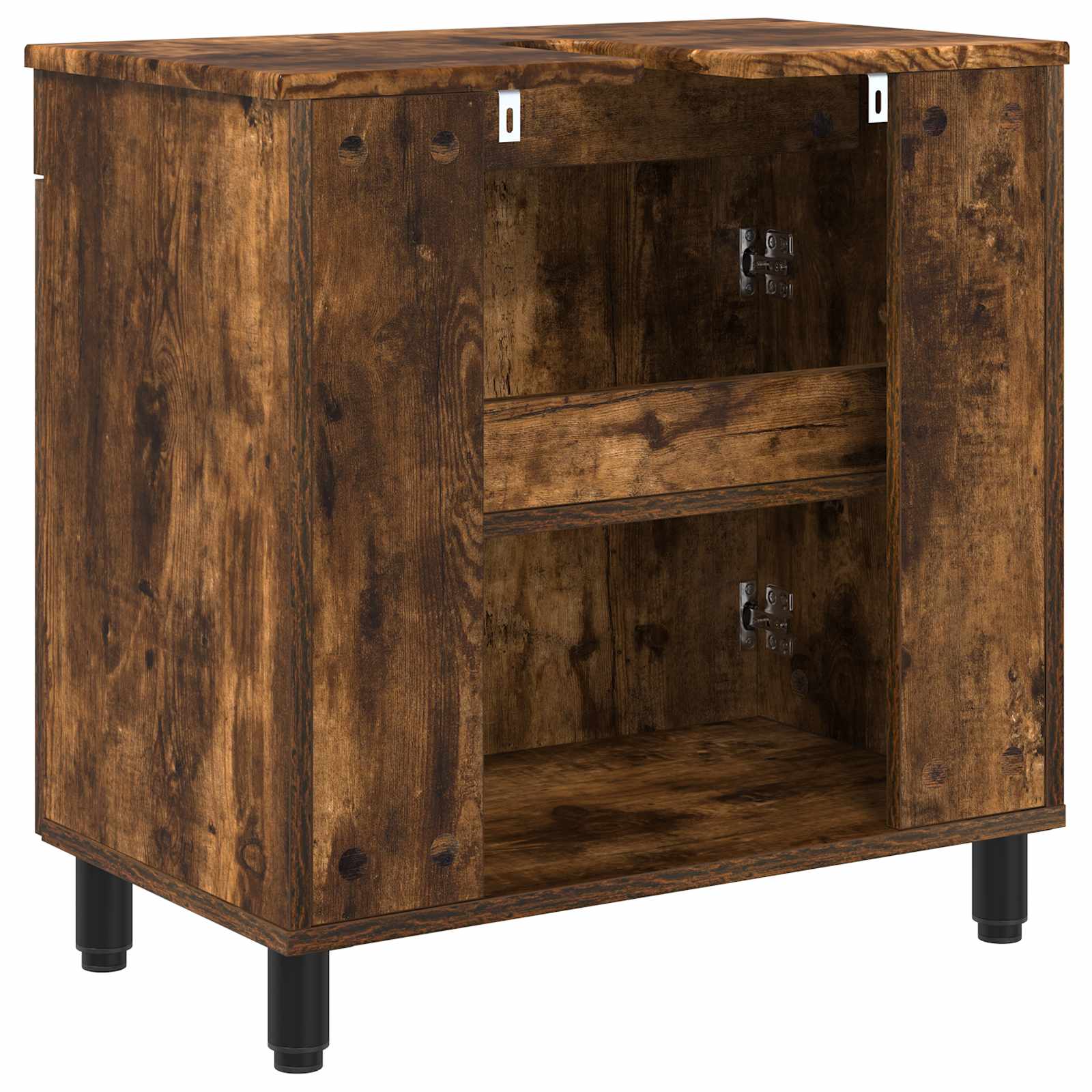 Waschtisch Geräucherte Eiche 60 x 35 x 60 cm Holzwerkstoff