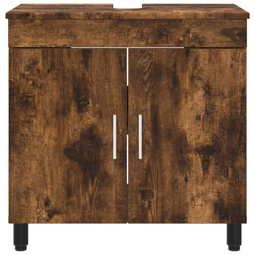 Waschtisch Geräucherte Eiche 60 x 35 x 60 cm Holzwerkstoff