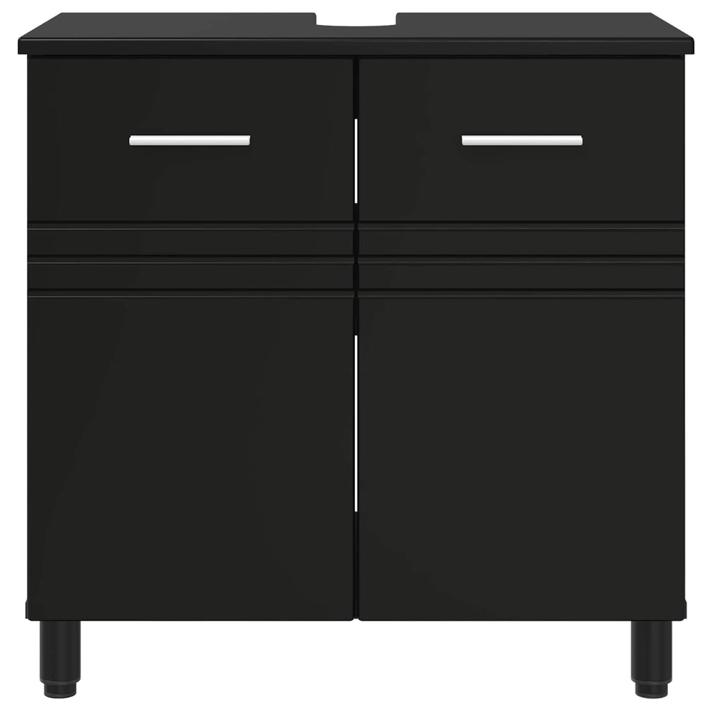 Waschtisch Schwarz 60 x 35 x 60 cm Holzwerkstoff