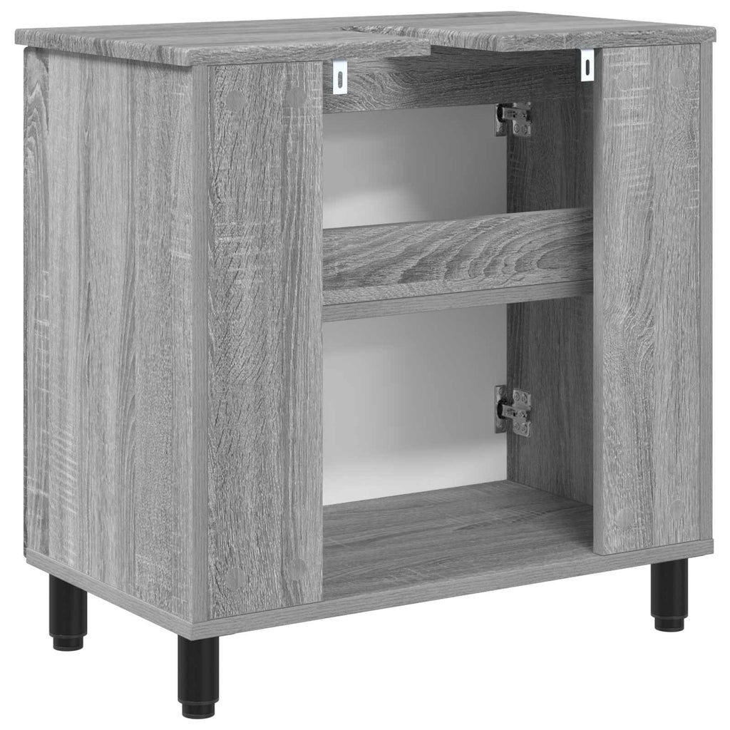 Waschtisch Grau Sonoma 60 x 35 x 60 cm Holzwerkstoff