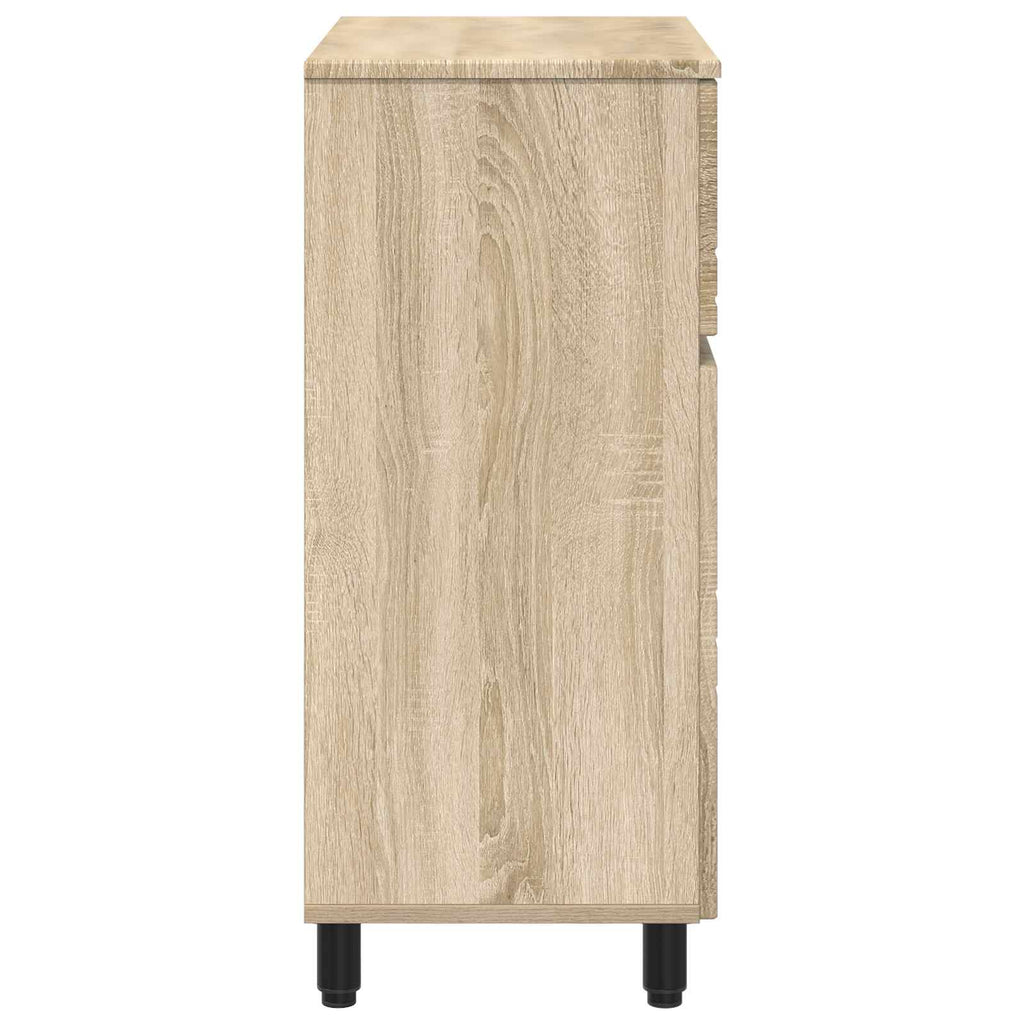 Waschtisch Sonoma-Eiche 60 x 35 x 80 cm Holzwerkstoff