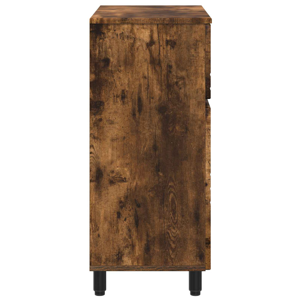 Waschtisch Geräucherte Eiche 60 x 35 x 80 cm Holzwerkstoff