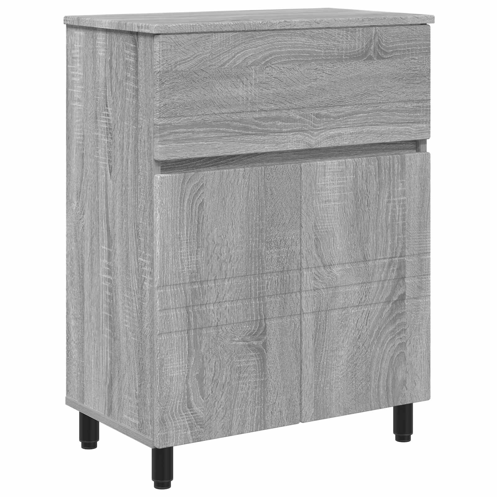 Waschtisch Grau Sonoma 60 x 35 x 80 cm Holzwerkstoff