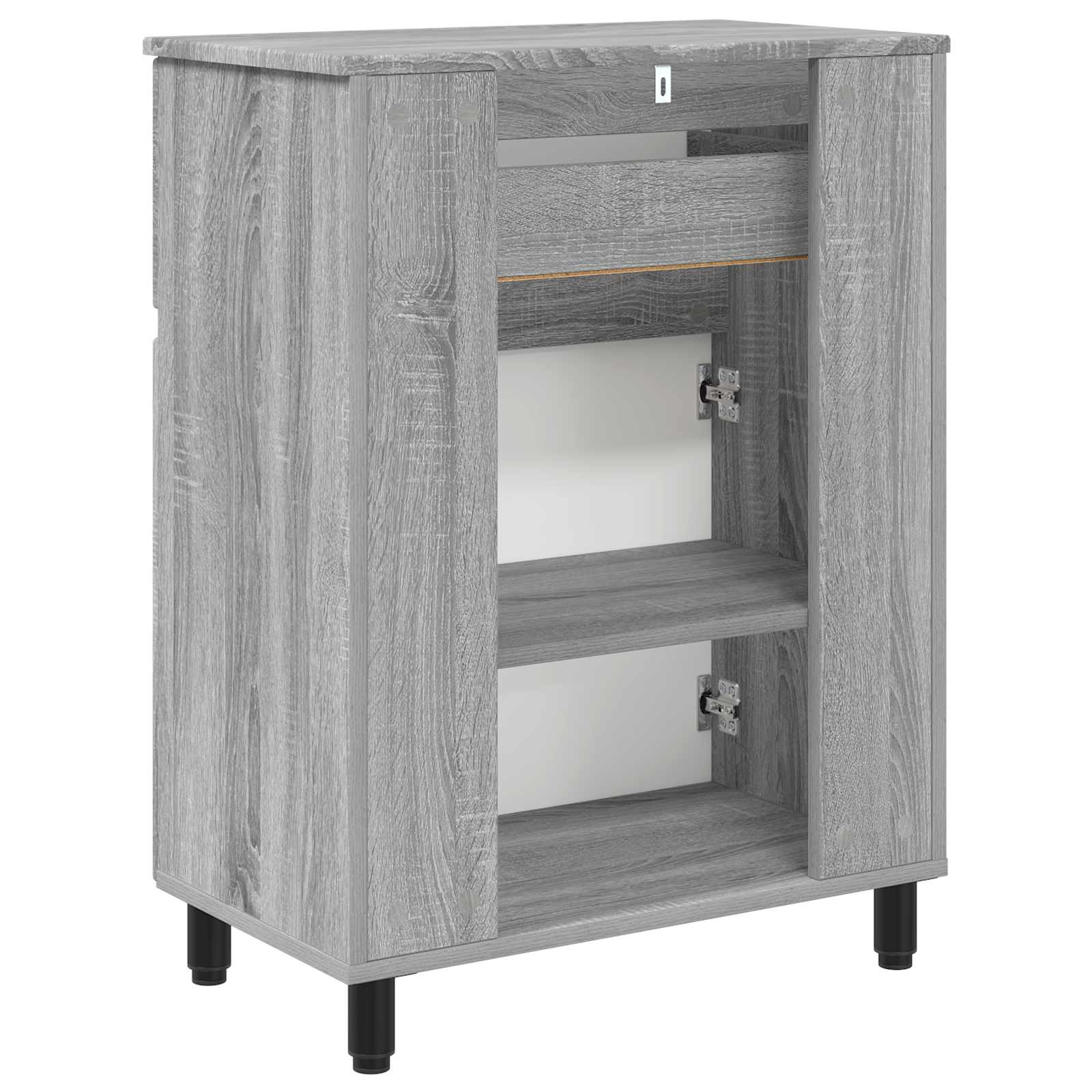 Waschtisch Grau Sonoma 60 x 35 x 80 cm Holzwerkstoff