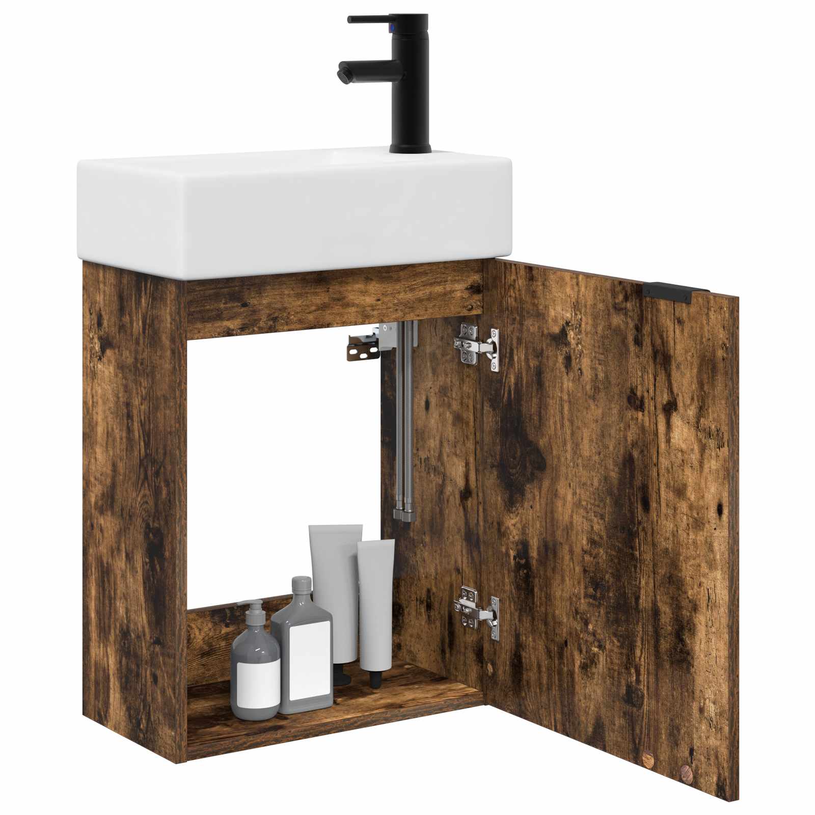 Badezimmer Waschtischunterschrank mit Wasserhahn